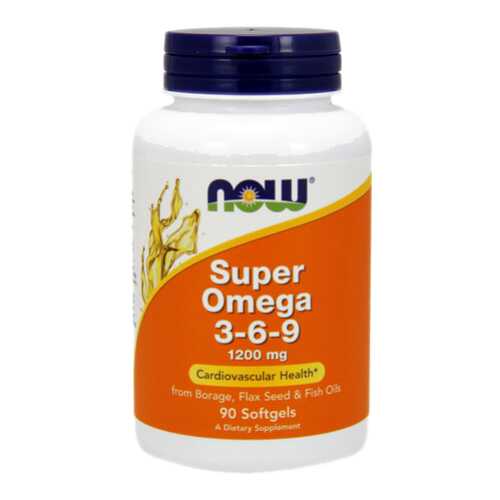 Omega 3-6-9 NOW Super 90 капс. в Аптека Миницен